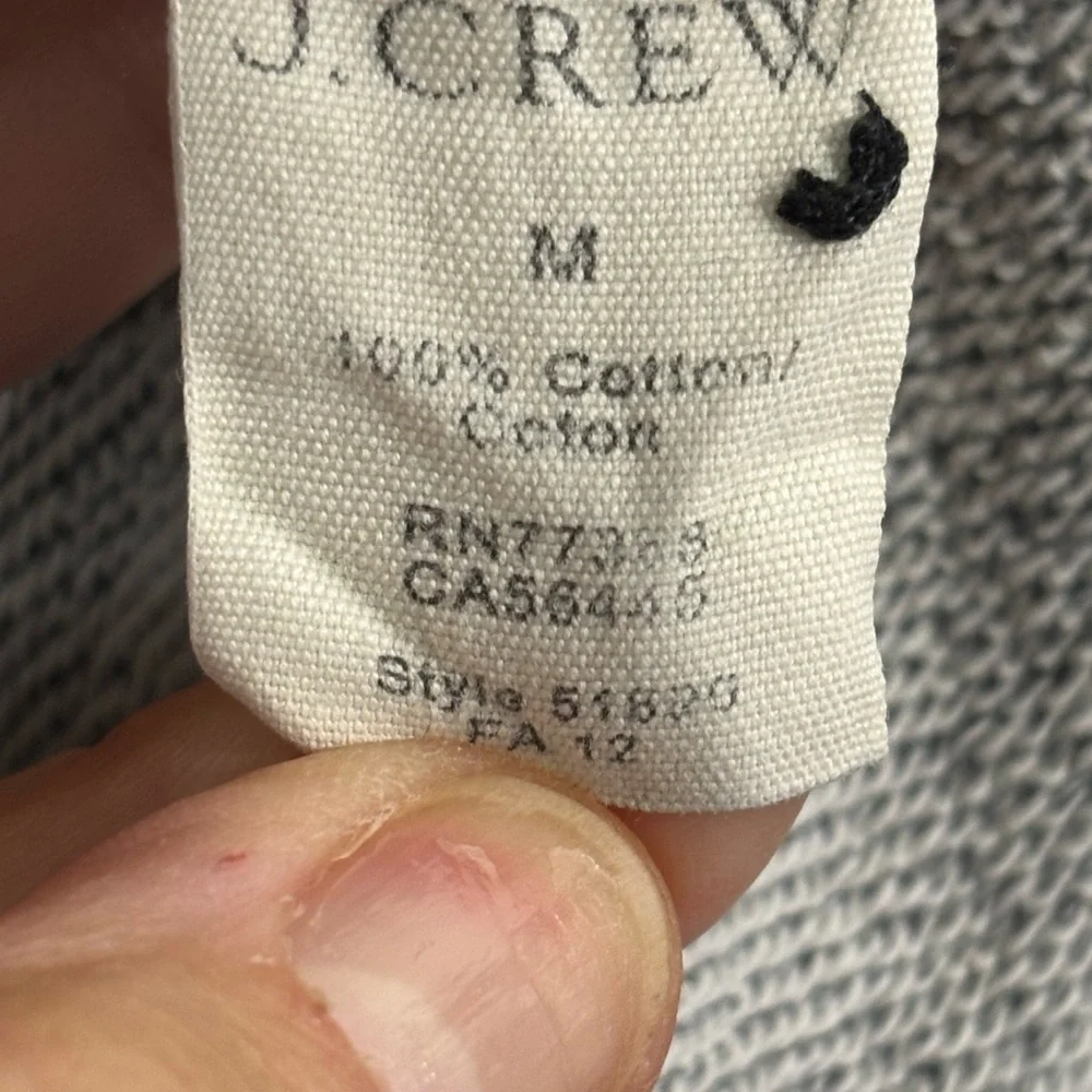J.‎ Crew Vintage Fleece in Heathered Gray Size M